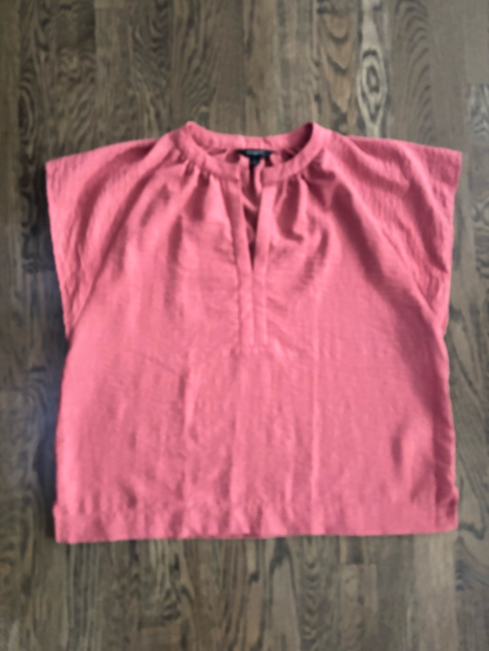 Banana Republic Coral Cap Sleeve Blouse